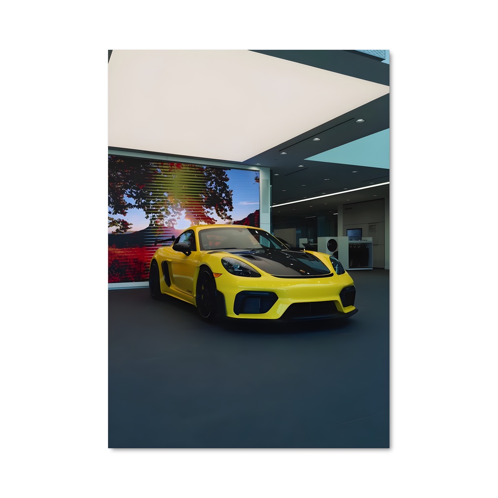Poster Cayman gt rs élégant
